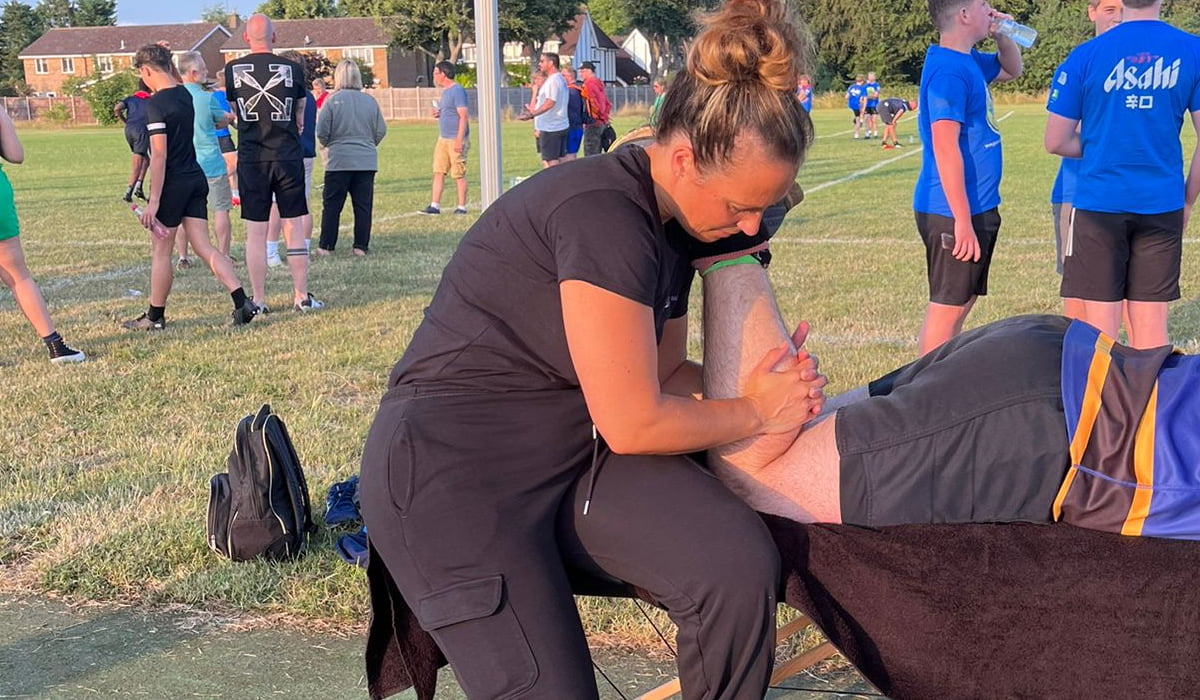 Sports Massage Hertford Rugby Club